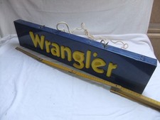 Leuchtreklame Wrangler , beidseitig , mit Leuchtmittel