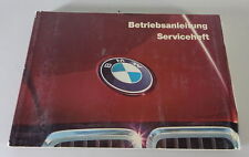 Betriebsanleitung / Handbuch BMW 3er E30 316 318i 320i 323i Stand 08/1984