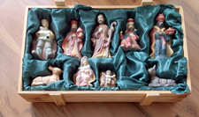 KRIPPENFIGUREN SET - neuwertig -  Top Zustand -  9 tlg. -  schöne Größe 