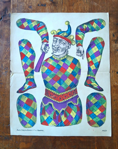 Antik hampelmann harlekin - antik,