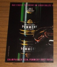 Seltene Werbung POMMERY BRUT ROYAL Champagner - Das einzig Trockene 1985