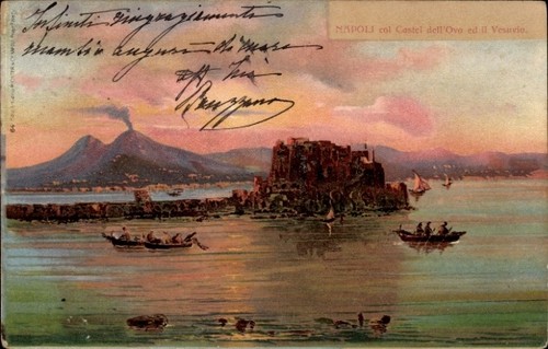 Künstler napoli neapel - künstler, ak