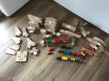 Brio Eisenbahn, Holz,  Original, 133 Teile, guter Zustand