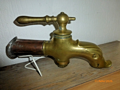 Antik messing zapfhahn - ,