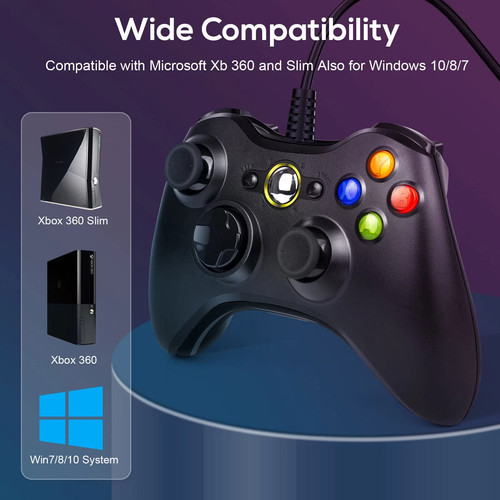 Microsoft xbox 360 wired - microsoft,