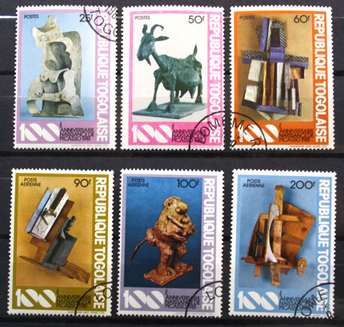 Togo 1981 1559 1564 kunst - mi.1559-1564,,