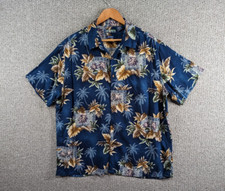 CAMPIA Herren blau Blumen