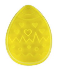 Ausstecher Plätzchenform Keks Präge-Ausstecher mit Auswerfer Osterei 6,5 cm