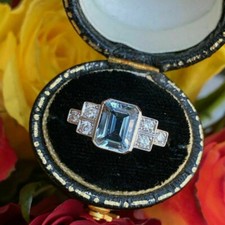 4Kt Aqua Blau Smaragd Damen