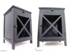 2 Beistellschränke Nachtschrank Flurschränk Wohnzimmertische Beistelltisch Schwa