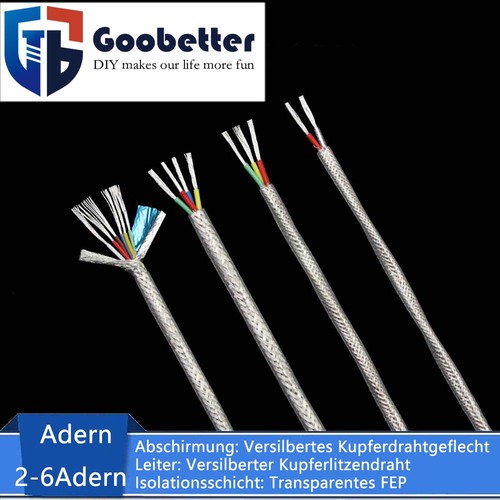Fep versilbertes abgeschirmtes - fep,