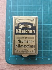(Seidel) & NAUMANN Spulenkasten bestückt, antik SAMMLERSTÜCK