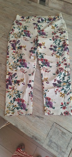Damen caprihose blumenmuster - damen,