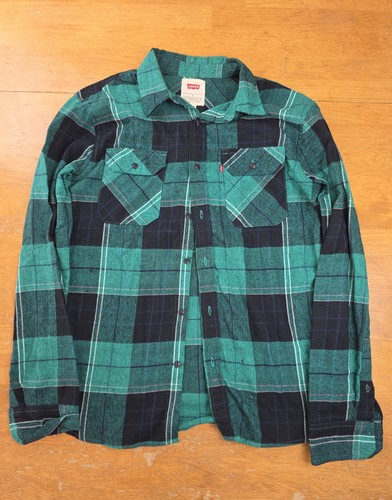 Levi men plaid flannel - men's,