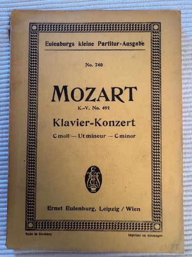 Mozart klavierkonzert moll - klavierkonzert, c-moll