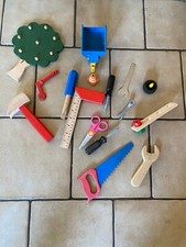 kinder duplo lego markenlos säge schere hammer winkel rad schraubenz spielsachen