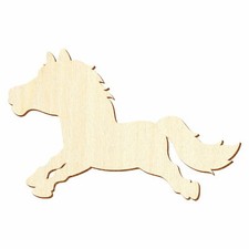 Holz Pony - Deko Basteln