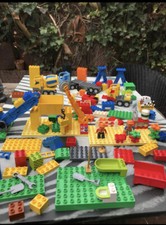 Lego Duplo Riesiges Set Baustelle Förderband Generator Betonmischer Octan Figur