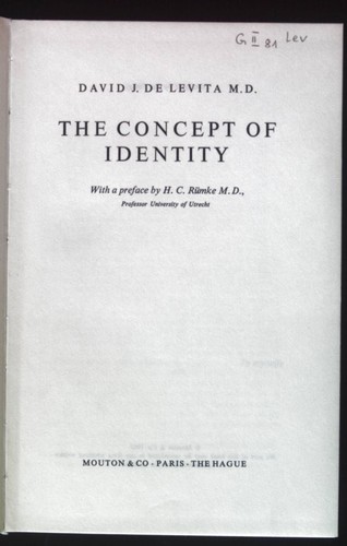 The concept identity new - identity.,