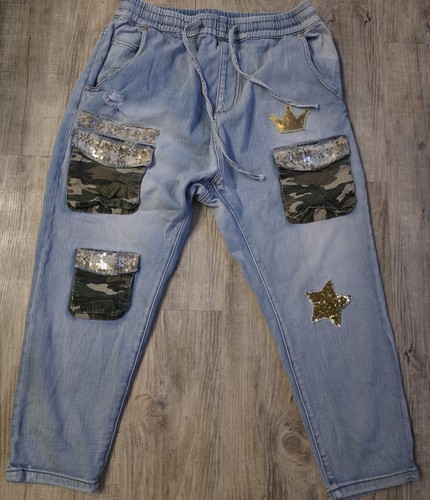 Jeans baggy haremshose - jeans,