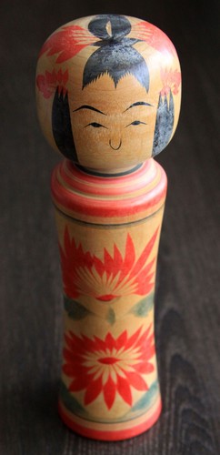 Kokeshi,Holzpuppe,Handmade,alt