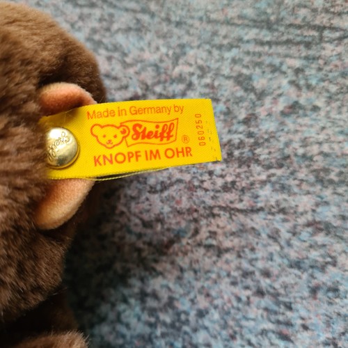 Steiff tier affe mit original - tier, affe,