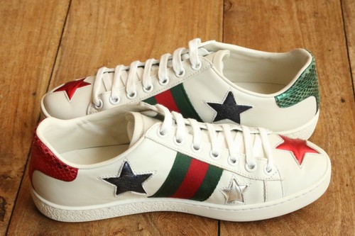 Gucci ace star - star, white
