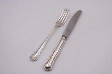 Martin 90 Silber Menübesteck / Gabel / Messer / Chippendale #J