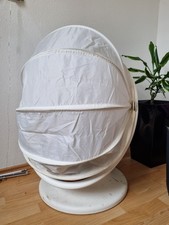 IKEA PS LÖMSK Drehsessel für Kinder Weiß/Orange Gebraucht