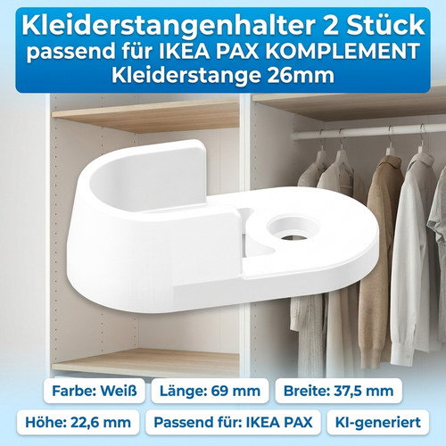 Kleiderstangenhalter passend - kleiderstangenhalter, 2