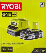 Ryobi RC18120-115 18 V 1,5 AH LITHIUM+ AKKU & Schnellladegerät