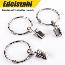 Metall Gardinenringe Klammern