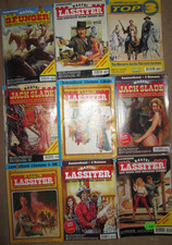 27 Westernromane Lassiter, Wildwest G.F.Unger, Top3 Jack Slade Romanhefte