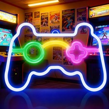 Gaming Neon Schild Gamer LED Neonlicht Spielförmige Leuchtreklamefür Party Deko