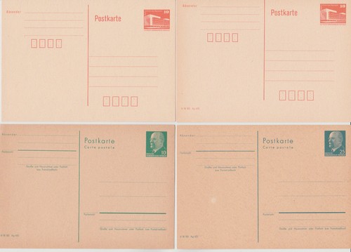 Verschiedene ddr ganzsachen - 8, ddr-ganzsachen