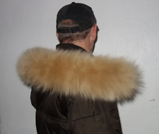 Lamm Fell Kapuze Kragen 68 cm Echt Fellkragen Parka kein Polarfuchs Pelzkragen