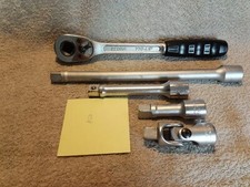 1/2" Elora Umschaltknarre 770-L1P , 3xVerlängerung , Kreuzgelenk