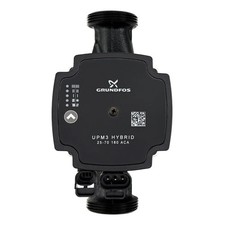 Grundfos Hocheffizienzpumpe UPM3 Hybrid 25-70 BL: 180 mm 1½" mit PWM