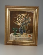 Ölgemälde Blumenstrauß  auf