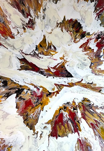 Abstraktes bild 100x70 - abstraktes,