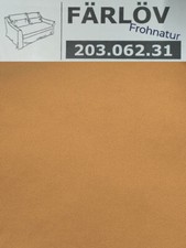 Ikea FÄRLÖV Bezug 2er Sofa Djuparp gelb beige NEU 203.062.31 Wechselbezug Samt