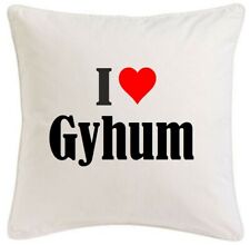 KISSENBEZUG I LOVE GYHUM 40CMX40CM AUS MIKROFASER