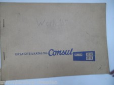 20215 SCHREIBMASCHINE Ersatzteilkatalog Consul 1518 1519 deutsch spare parts