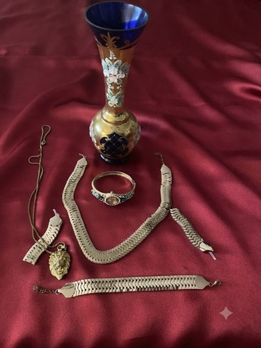 Vintage konvolut böhmen vase - vintage, konvolut: