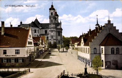 Ottobeuren oberschwaben - ak, in