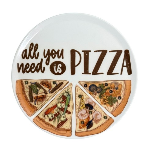 Pizzateller rund servierteller - pizzateller,