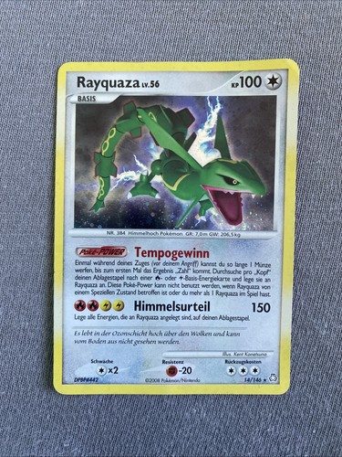 Rayquaza holo karte pokemon - karte,