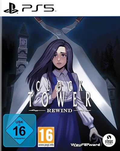 Gw81c1 clock tower - clock, rewind