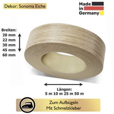 Kantenumleimer Bügelkante Schmelzkleber Umleimer 17 20 22 24 30 45 60 mm