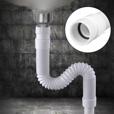 Geruchsverschluss Siphon flexibler Ablaufschlauch fürs Waschbecken-G11/4"x32 mm
